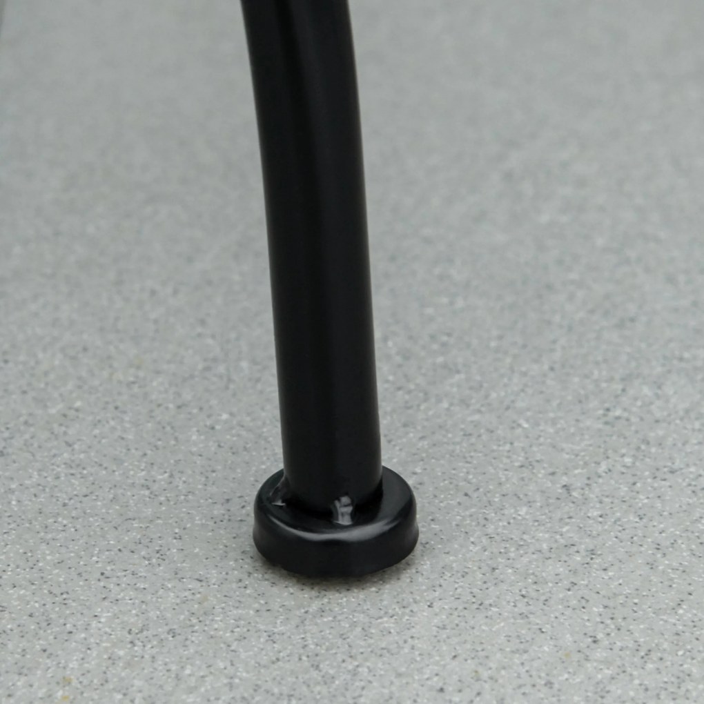 Outsunny Masa Rotunda Stil Bistro de 60 cm cu Mozaic pentru Gradina, Veranda, Exterior, Balcon, Gri | Aosom Romania