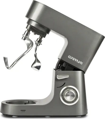 G3Ferrari G2016400 - Mixer de masă PASTAIO 8 l 1800W/230V cu două cârlige, crom mat