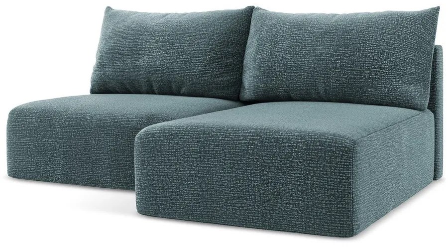 Colțar turcoaz extensibil/cu spațiu de depozitare (cu colț pe partea dreaptă) Kalena – Makamii