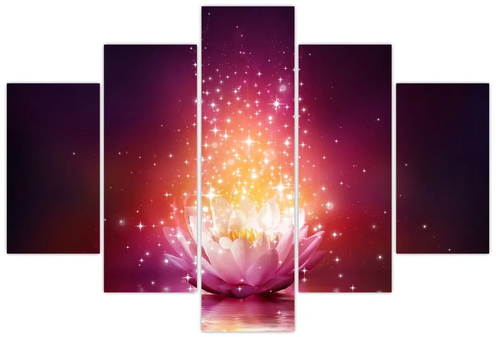 Tablou cu floare de lotus (150x105 cm)
