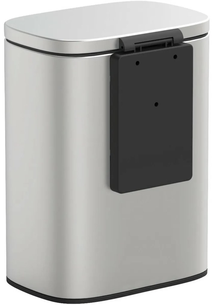 Wenko Coș de gunoi de perete Sare 5 l, inox