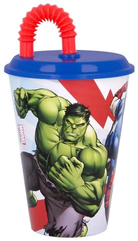 Avengers Pahar cu pai Rolling Thunder, plastic 430 ml