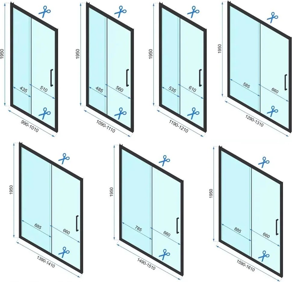 Cabina dus Rapid Slide 140x90 cm auriu periat
