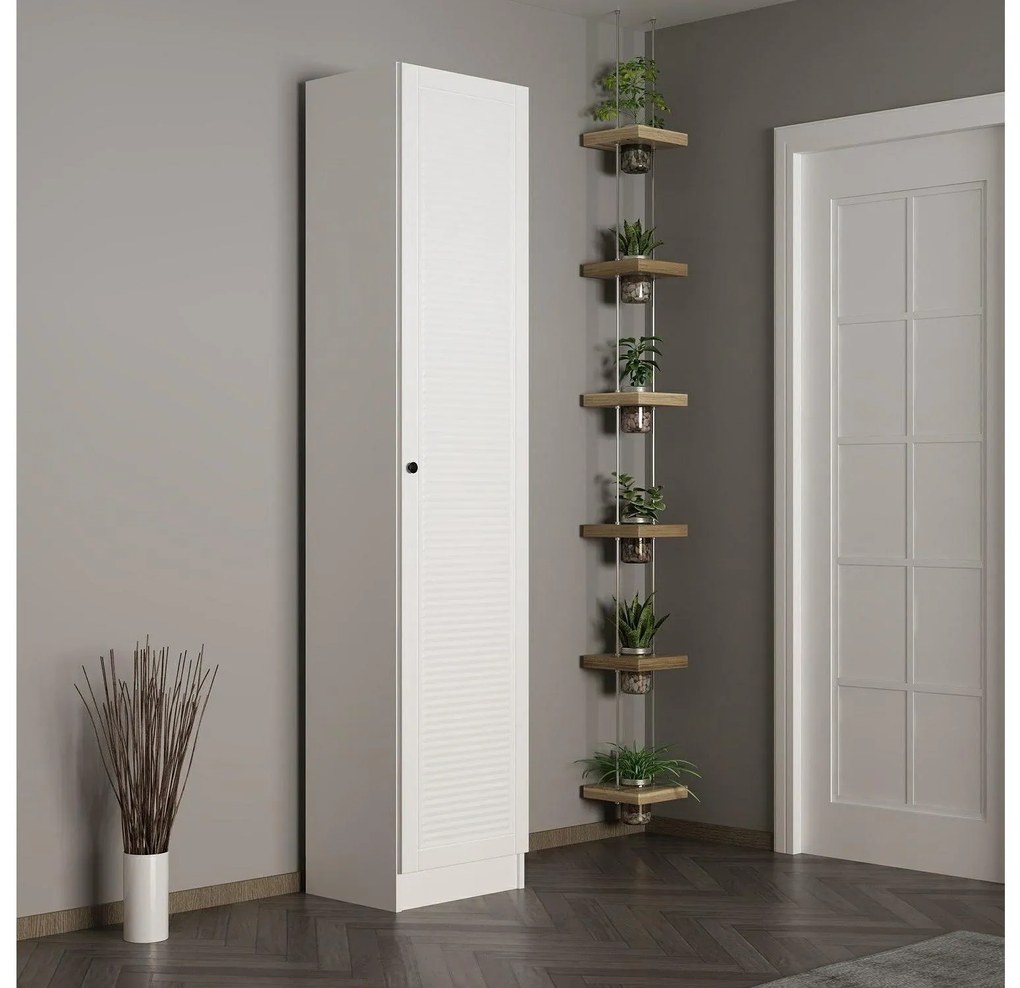 Dulap cu rafturi Nemake 24 (alb) . 1093961