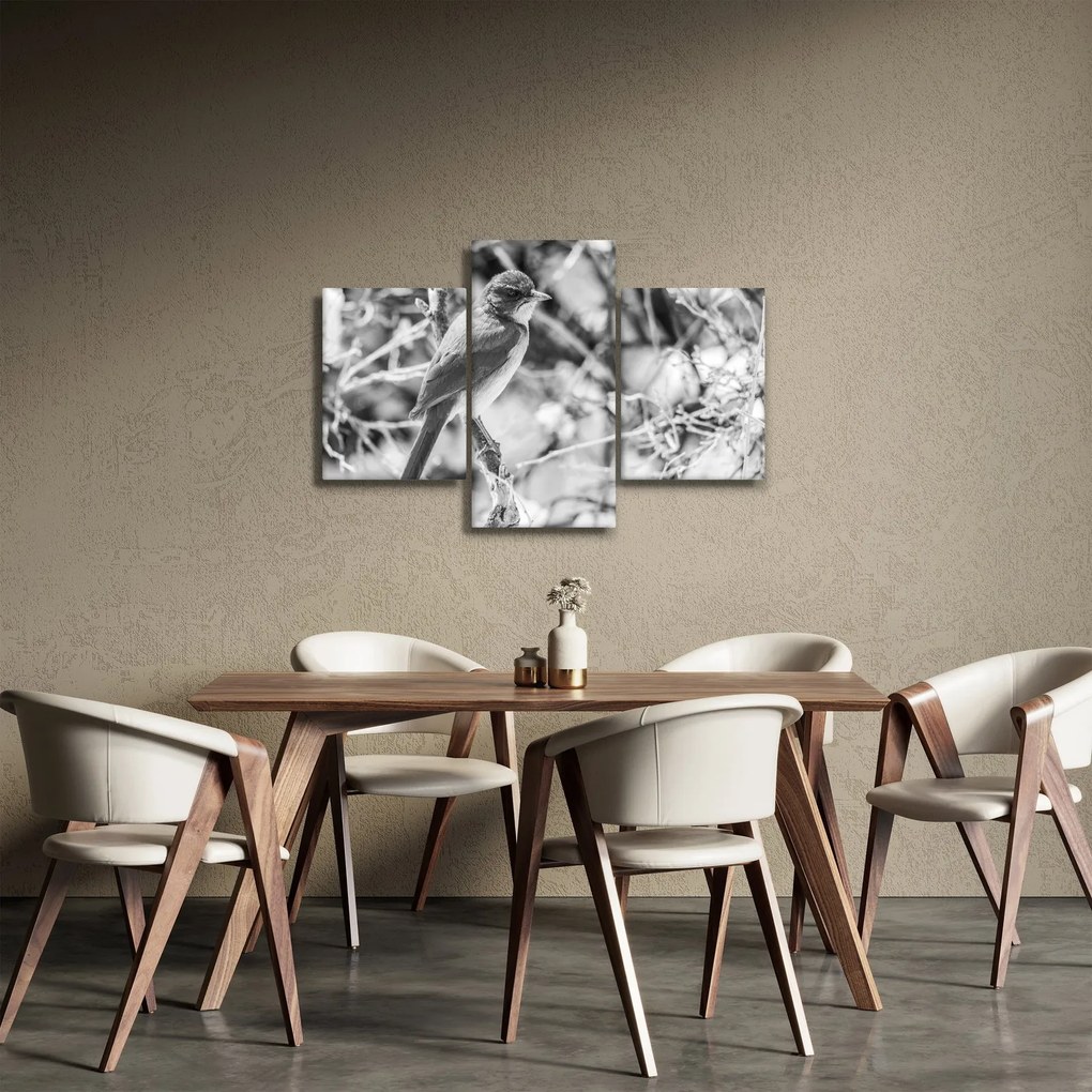 Tablou - Bluebird în timpul iernii (90x60 cm)