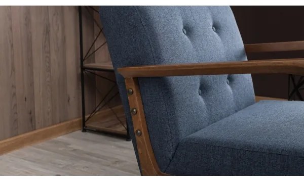 Fotoliu PUKI albastru