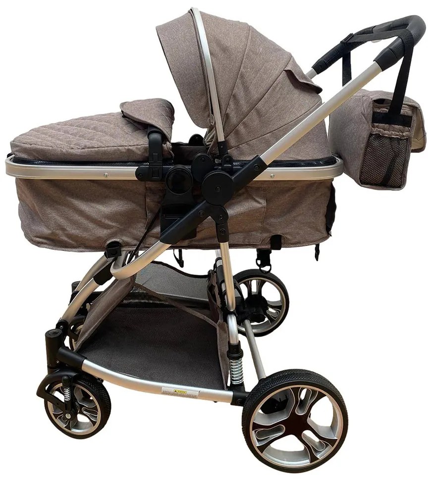 Carucior 2 in 1 transformabil in mod sport, 0-36 luni, Crem - CPC-16-crem