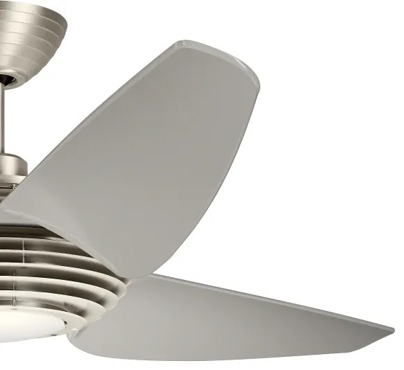 Ventilator LED dimabil de tavan Kichler KLF-VOYA-60-BS VOYA LED/14W/230V + telecomandă