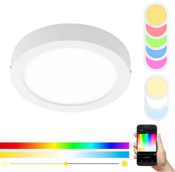 Eglo - Plafonieră LED RGBW compatibilă cu dimmer FUEVA-C LED/21W/230V