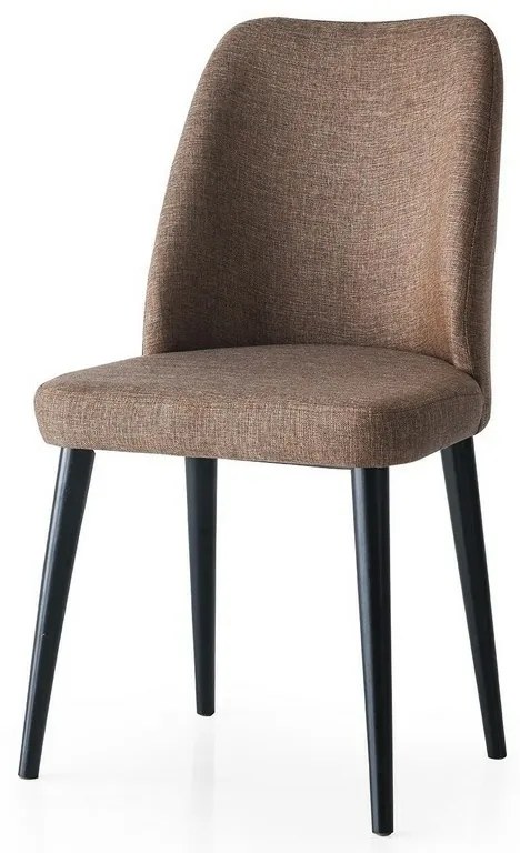Set de scaune de sufragerie Luna Brown and Black,2 buc.