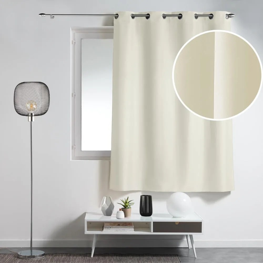 Draperie bej 140x180 cm Essentiel – douceur d'intérieur