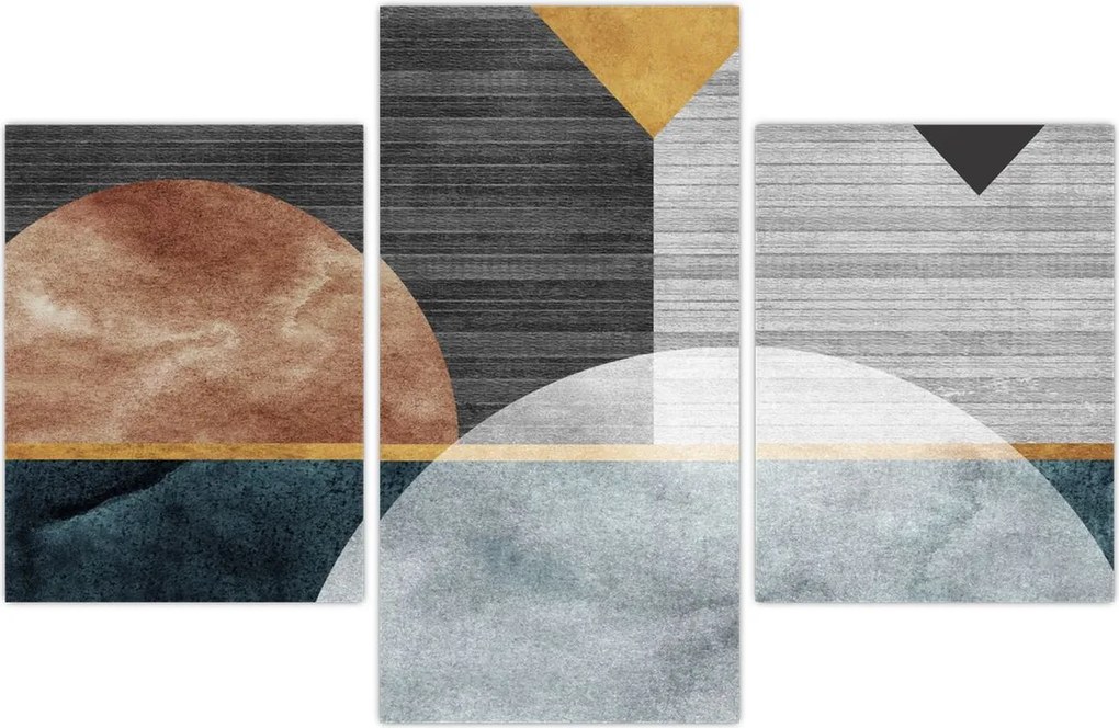 Tablou - Forme și texturi (90x60 cm)