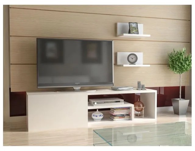 Comoda TV ZELPIN Alb