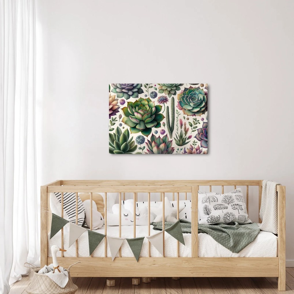 Tablou - Plante suculente (70x50 cm)