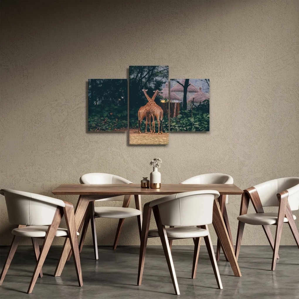 Tablou cu două girafe (90x60 cm)