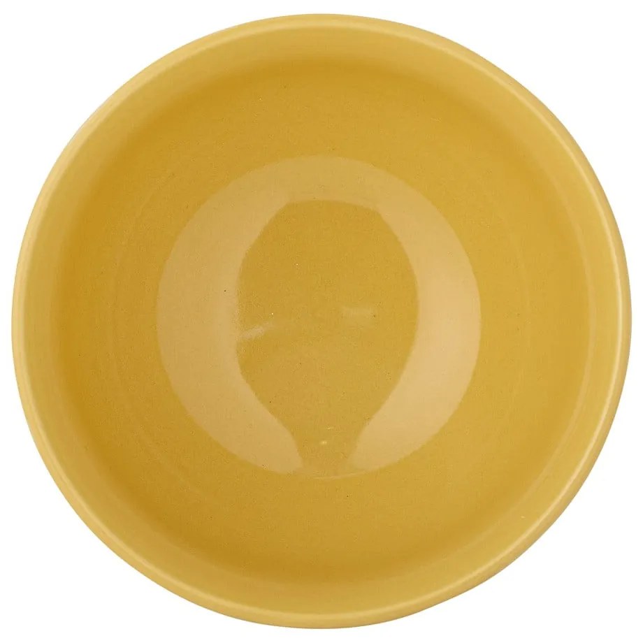 Bol pentru copii galben/crem din gresie ø 13,5 cm Celebrate – Bloomingville Mini