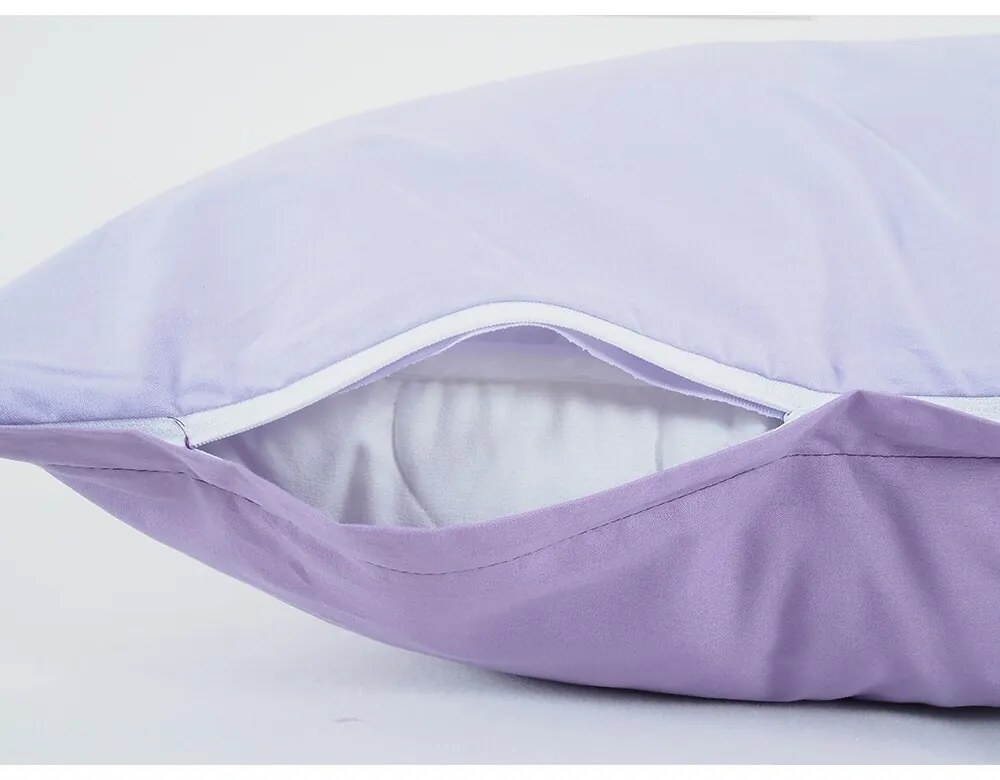 Lenjerie de pat din bumbac B.E.S. Petrovice Doubleface violet/lavandă, 220 x 200 cm, 2 buc70 x 90 cm