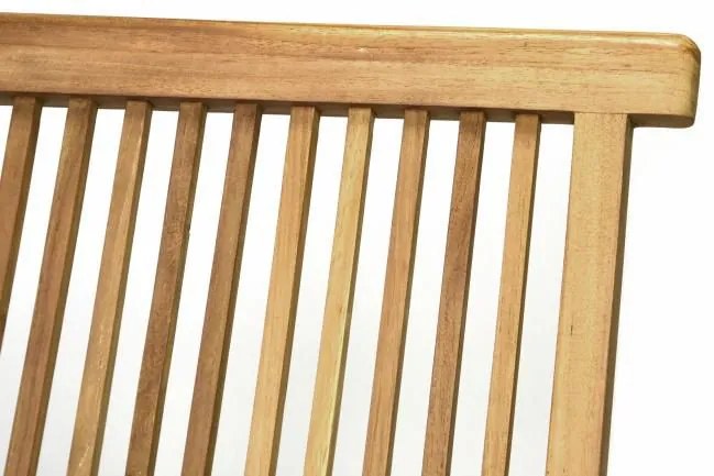 Set de 4 buc.- scaun pliant de grădină DIVERO-lemn de tec