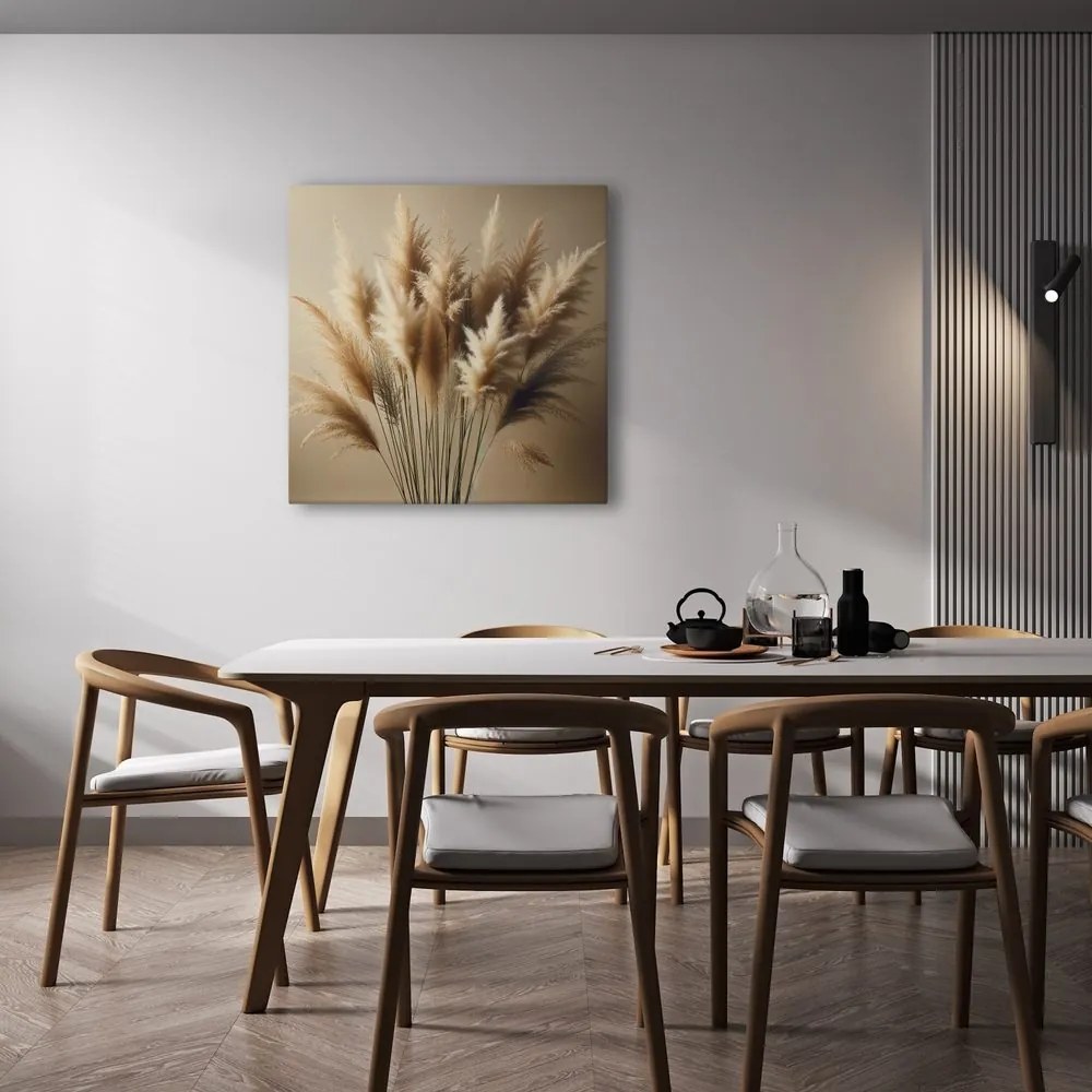 Tablou fire delicate de iarbă pampas