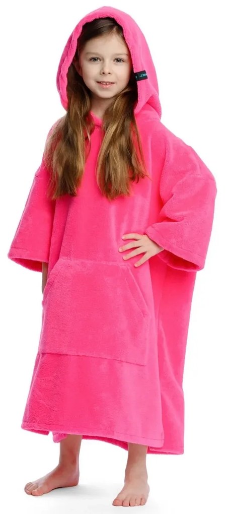 Poncho Towee Surf MONO Bubblegum roz , 60 x 80 cm, 60 x 80 cm