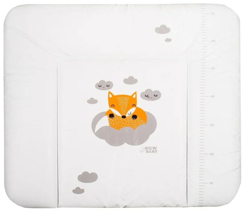 New Baby Covor de schimb Fox alb , 85 x 70 cm