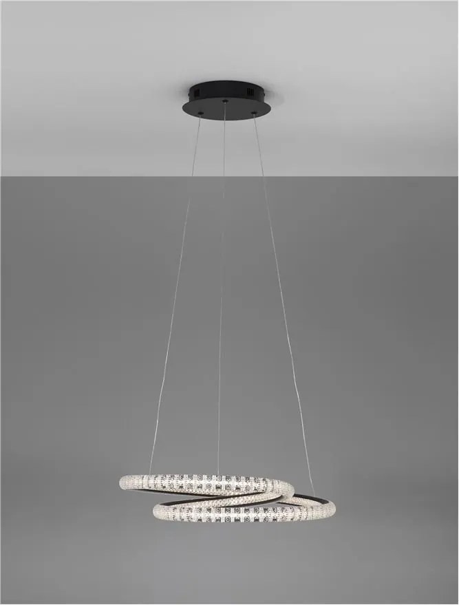 Lustra LED suspendata moderna design elegant GINEVRA 45W