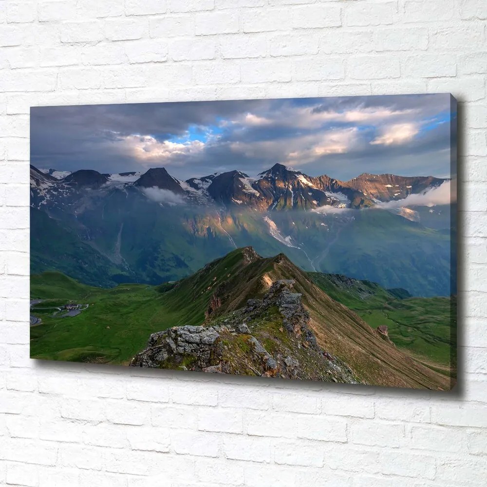 Tablou pe pânză canvas Vârfurile munților