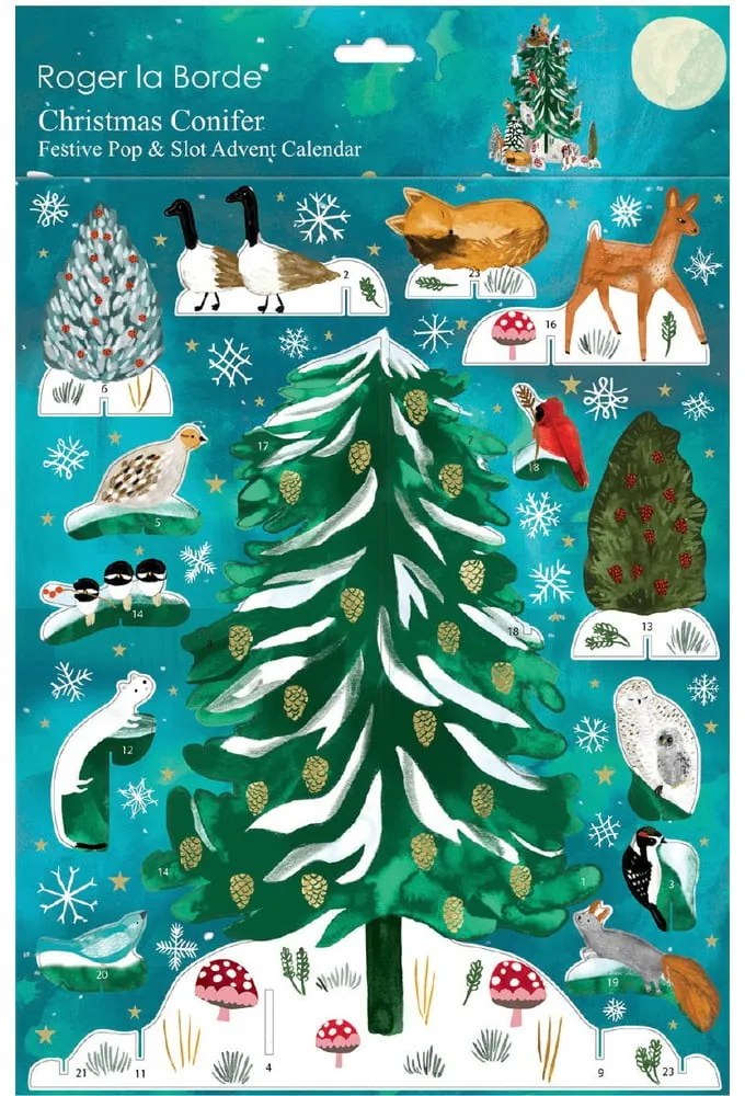 Calendar Advent Christmas Conifer – Roger la Borde