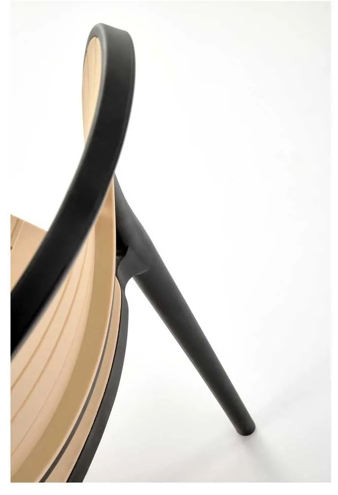 Scaun de bucătărie Josie, maro / negru