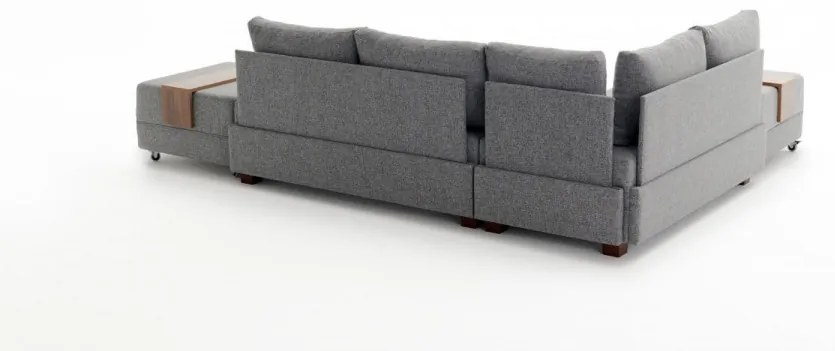 Coltar Extensibil Fly Corner Sofa Bed Left, Gri