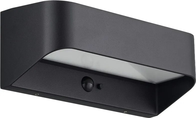 Aplica LED de exterior solara cu senzor IP54 Marcellio negru