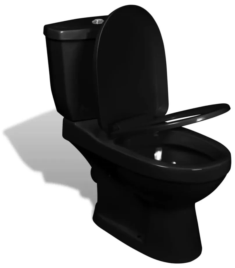 Vas WC cu rezervor, negru