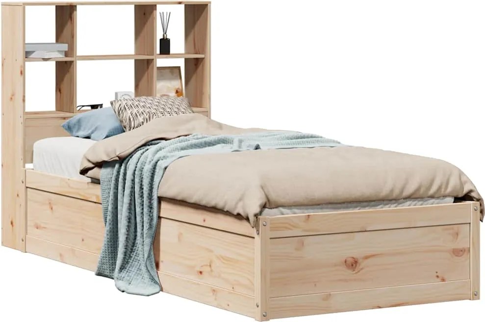 vidaXL Cadru pat fără saltea, 90x190 cm, lemn masiv de pin