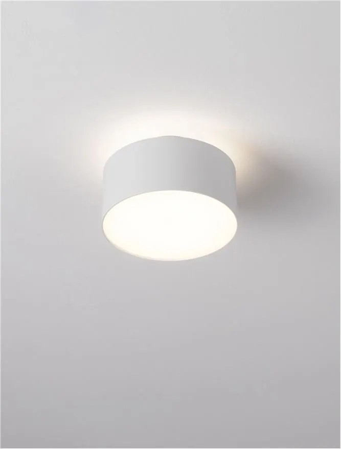 Spot aplicat, Plafoniera LED Ozen alb, 14cm