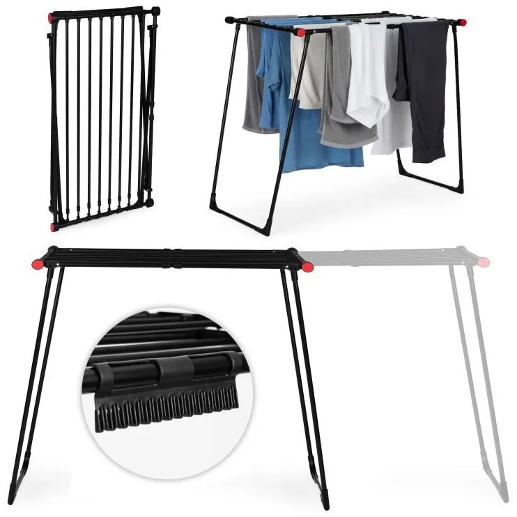 Uscător de rufe telescopic - 19 m suprafață de uscare