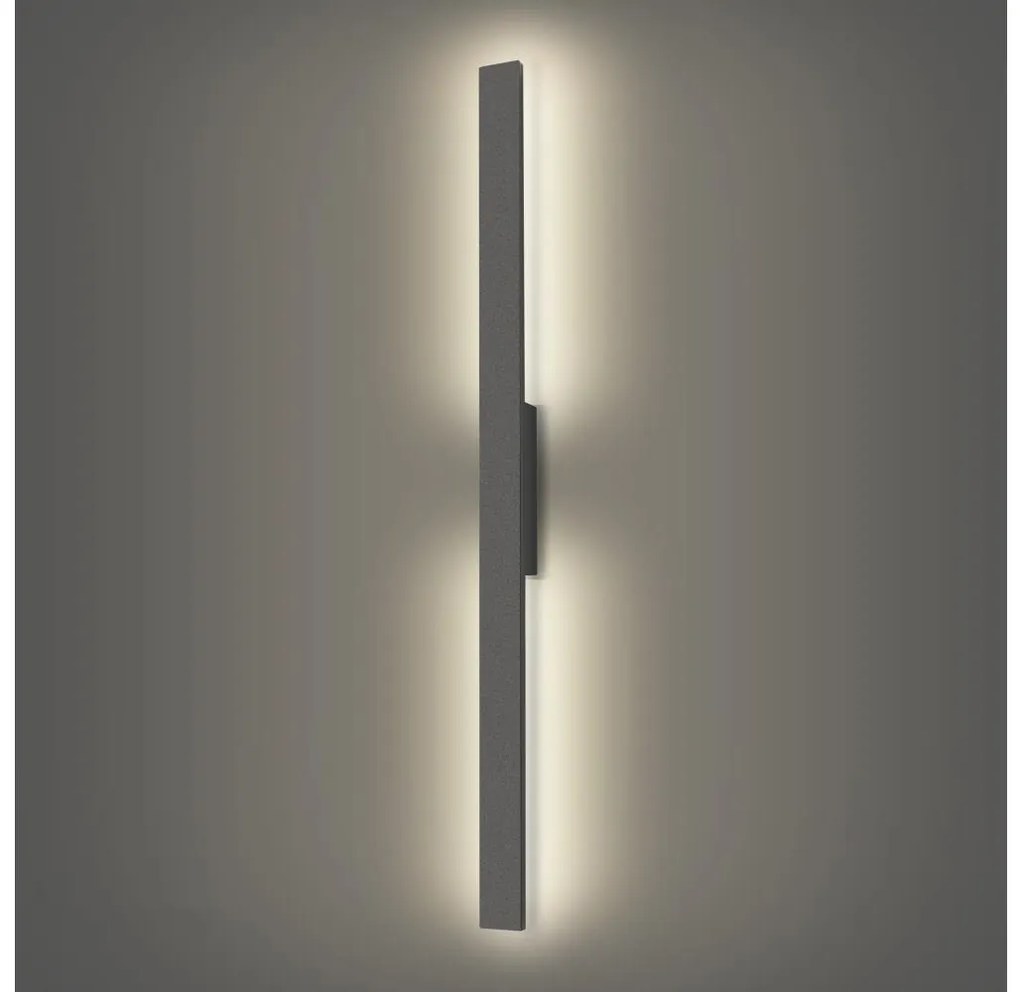 Brilagi - Aplica LED de exterior LUNA, 24 W, 230 V, 4000 K, IP65, antracit