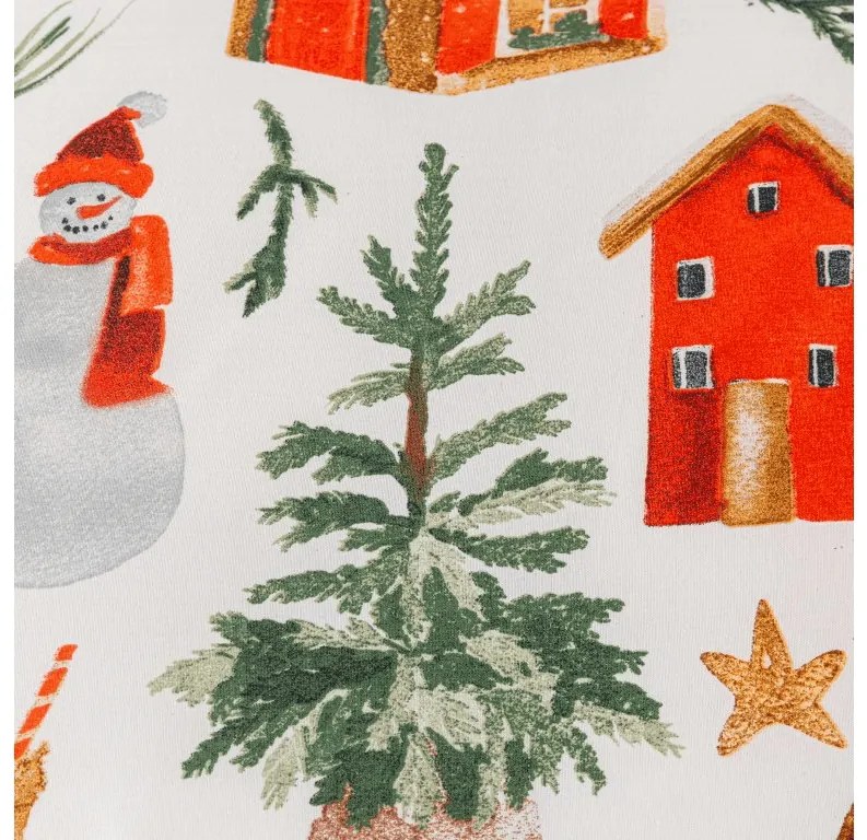 Lenjerie de pat din microfibra FESTIVE MAGIC albă Dimensiune lenjerie de pat: 2 buc 70 x 90 cm | 200 x 220 cm