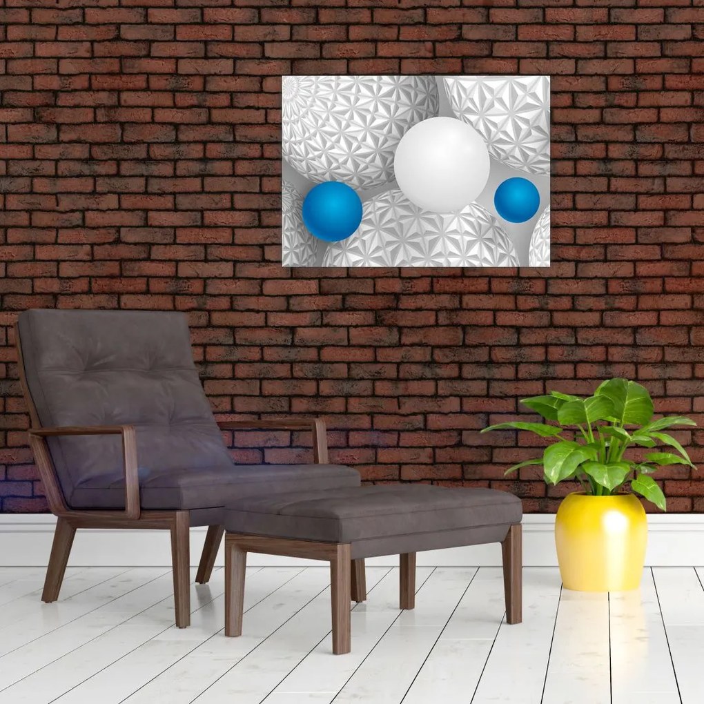 Tablou pe sticlă cu motiv 3D (70x50 cm)