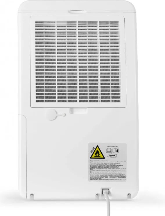 Dezumidificator pentru baie Woods MDK11, 2 viteze, Pana la 40 m², 108 m³, 2 l, 20 l/24 h, Hidrostat, 44 dB, IPX1, Alb