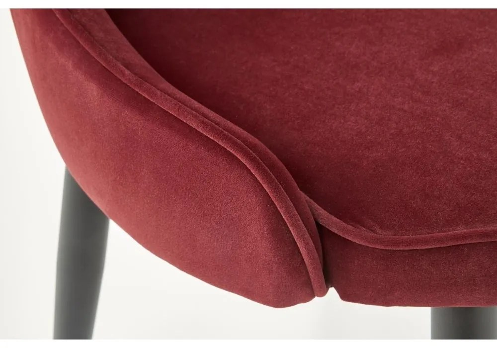 Scaun de bucaterie Rilla, visiniu / negru