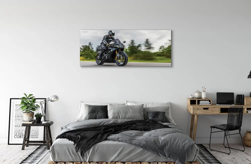 Tablouri canvas Motociclete nori rutier cer