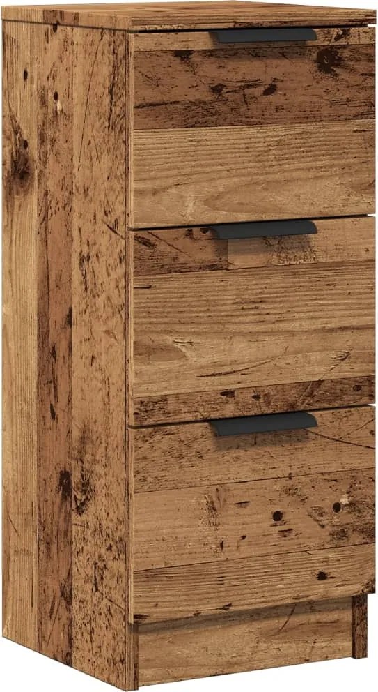 vidaXL Dulap, lemn vechi, 30x30x70 cm, lemn prelucrat