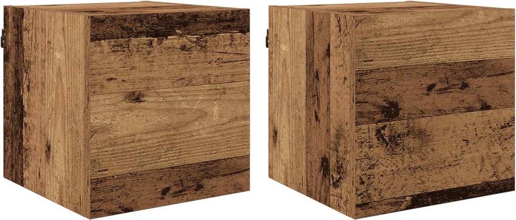 vidaXL Cabinet TV Lemn vechi 30,5 x 30 x 30 cm Lemn compozit