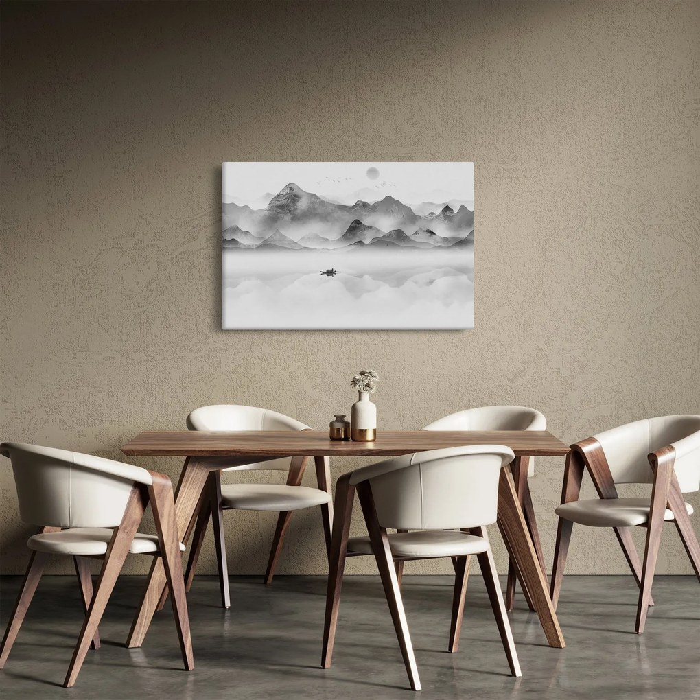 Tablou - Lac japonez (90x60 cm)