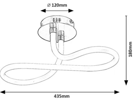 Plafonieră LED IRELIA LED/23W/230V 4000K Rabalux 71008