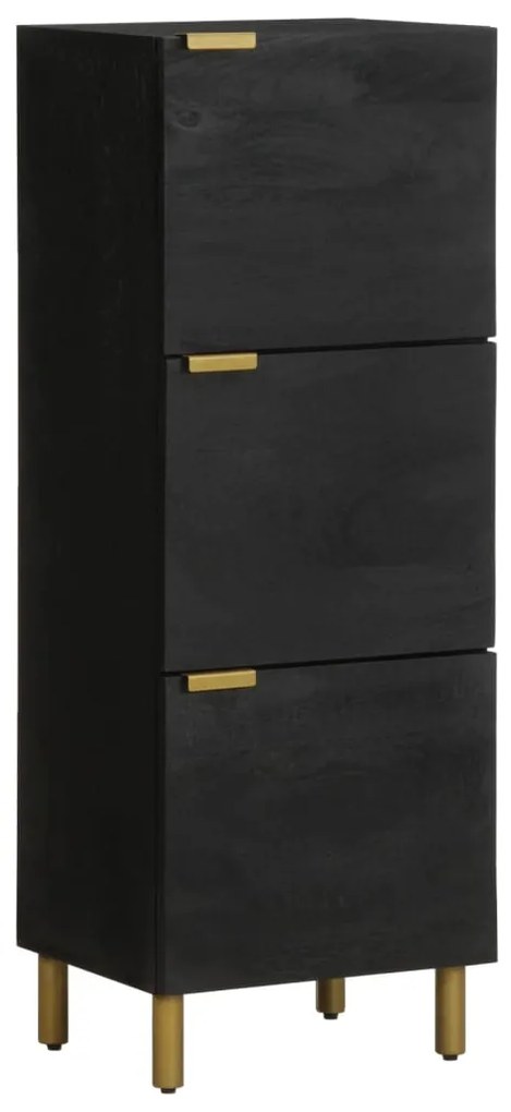 vidaXL Dulap înalt, negru, 40x33x110 cm, lemn prelucrat
