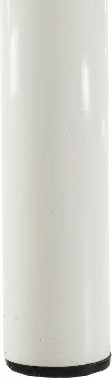 Pat metalic cu baldachin,  alb, 90x200, ADELISA