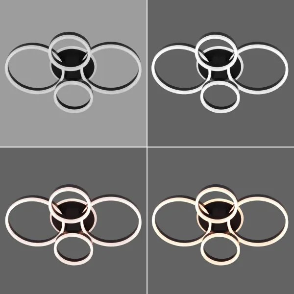 Plafonieră LED dimabilă Brilagi ORBITS LED/52W/230V 3000-6000K + telecomandă