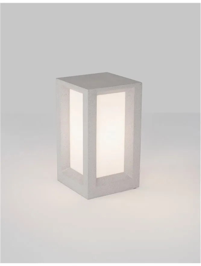 Stalp pentru iluminat exterior IP65 CASTRO alb, H-35cm NVL-9739352
