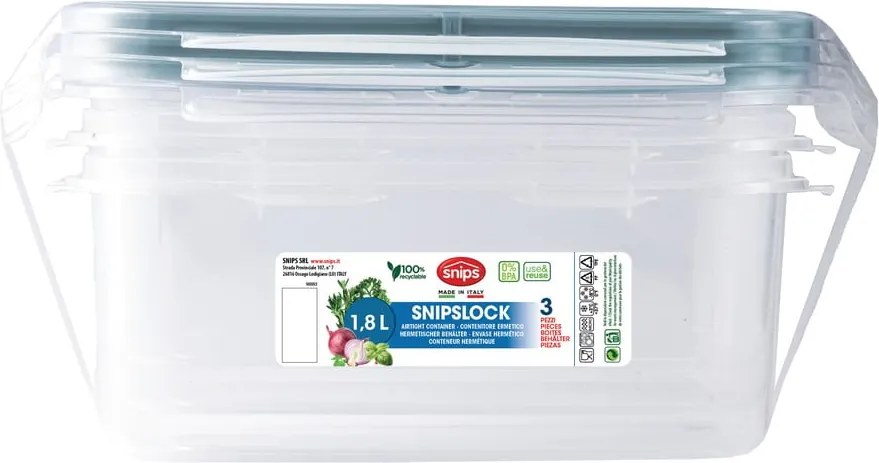 Caserole pentru alimente 3 buc. Snipslock – Snips